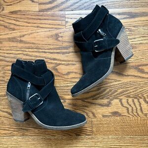 Dolce Vita Black Heeled Boots (Connary Style)